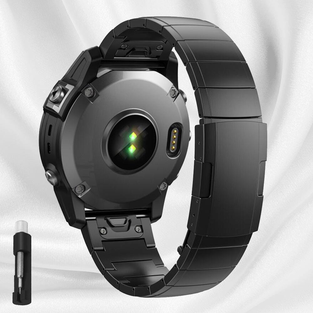 Rychloupínací náramek z titanové slitiny pro Garmin 22mm 26mm Fenix 7X 6X 7 6 Descent MK1 MK2 Epix Gen 2 Řemínek Náramkové doplňky