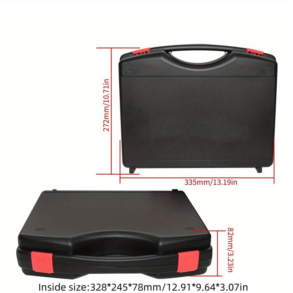 1PC Portable Multifunction Hardware Tool Box – Lightweight Plastic Storage Case for Instruments,Outdoor & Indoor Use