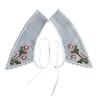 Women False Collar Embroidery Blouse Top Collar Elegant Fake Collar Shawl Wrap Universal Party Dress Clothes Accessories