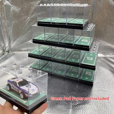 Children'S Toy High-Grade With Fasteners Be Connected For  1/64 Diecast Model Car Abs Display Box Storage Box