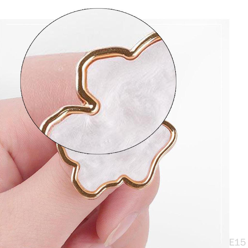 Palettes Finger UV Mixing Plate Painting Color Display Tray Dish DIY Manicure salon Use