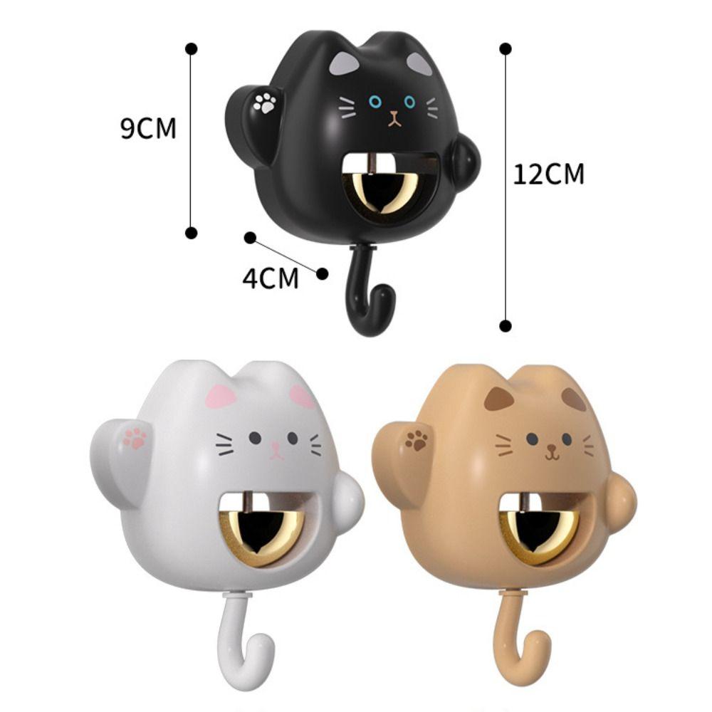 Cute Cat Magnetic Doorbell with Hook Entrance Door Bell New Wind Chime Pendant Home Decor