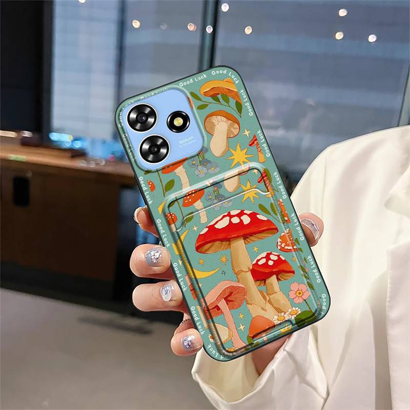 Waterproof Fashion Design Phone Case For ZTE Blade A73 4G/V50 Smart/V50 Design 4G/Axon50Lite Card Bag Back Cover Cartoon