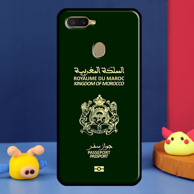 Morocco Flag For Oppo A54 A57 S A78 A58 A98 A5 A9 A91 A15 A16 A17 A52 A72 A76 A96 A74 A94 A77 Phone Case