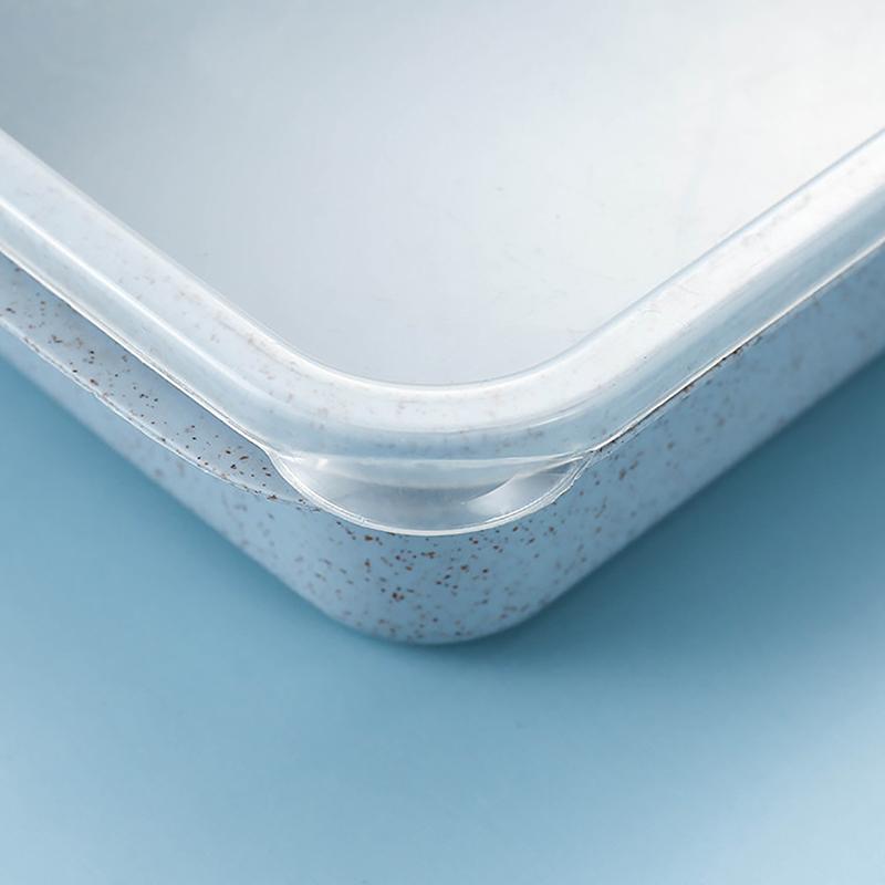 Microwave Lunch Box Wheat Straw Dinnerware Food Storage Container Children Kids School Office Portable Bento Box Lunch Bag