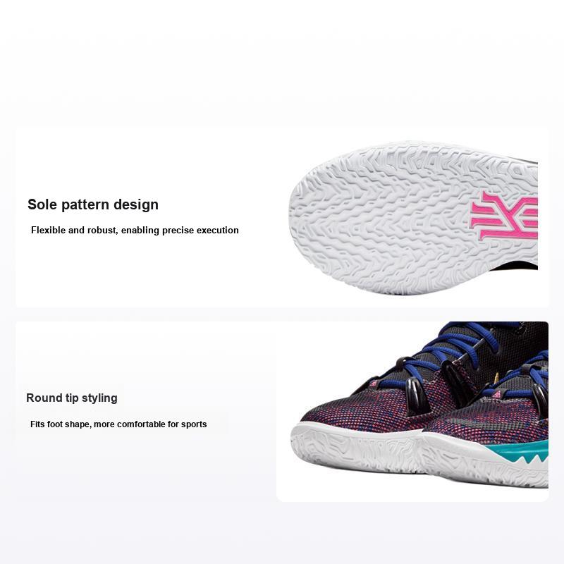 Nike Kyrie 7 GS Китайские новогодние детские кроссовки Розовый Черный Spirit-Teal CW3239-001 36