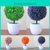 Realistic Decorative Artificial Ball Plant Tree Pot For Indoor And Outdoor Gardens