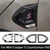 BGB1 For MINI Cooper S SD Countryman F60 Car Fender Turn Signal Exterior Light Covers Sticker Auto Accessories