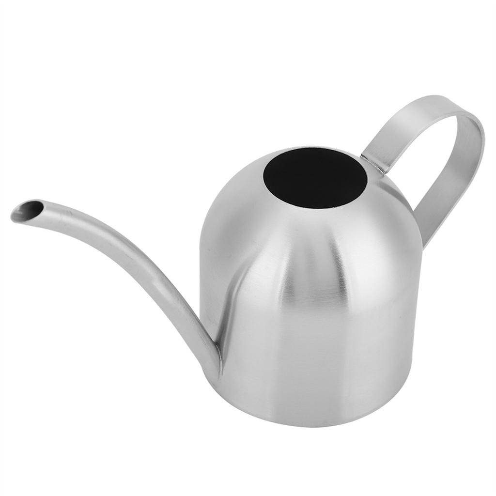 500ml Stainless Steel Indoor Outdoor Watering Can Garden Plant Flower   Spout Watering Pot