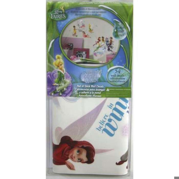 Stickers repositionnables la Fée Clochette et ses amies, personnages Disney