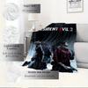 For Resident Evil 2,Leon Kennedy,Claire Redfield-Themed Flannel Blanket, Glam Style, Digital Print, All-Season Comfort, Tear-Resistant, Knit