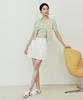 LEE Women'S Light Cotton Bermuda Shorts Ivory
