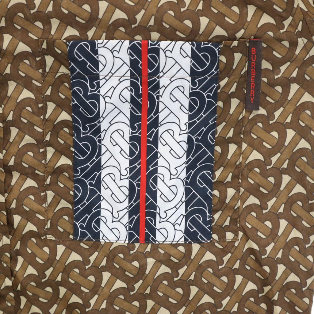 Burberry Overall Handle Long Sleeve Cotton Shirt M Brown Men's Used