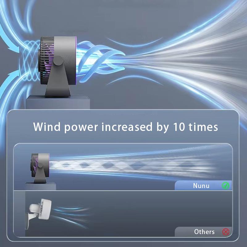 Multifunction Electric Fan 4000mah Rechargeable Air Circulation Stand Fans Summer Cooling Camping Fan Portable Air Conditioner