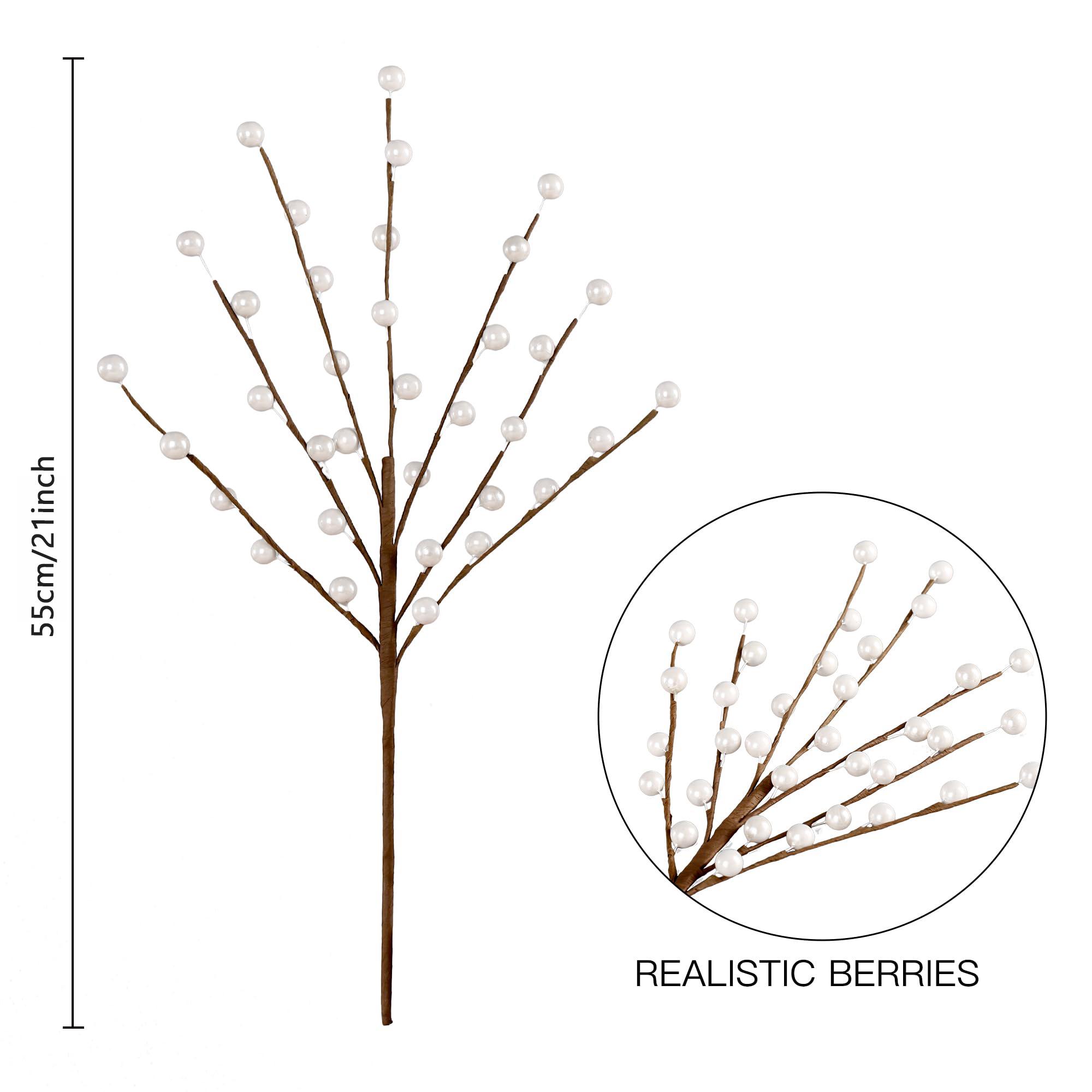 

1 шт. Белые искусственные цветы Ягодный букет Рождественское украшение Елочные игрушки для декора дома и комнаты Подарки на Новый год 2026 белый