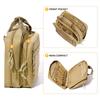 Durable Polyester Tactical Range Bag, 2 Pistols, Adjustable Strap, Zippered Pockets & Mesh. Ideal for Shooting & Hunting.