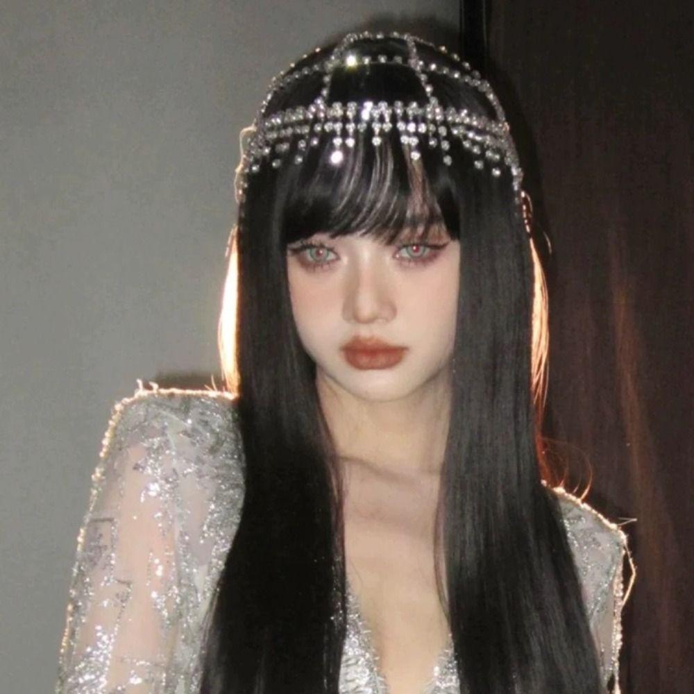 Performance Show Kristall Strass Haarband Braut Hochzeit Boho Stirnband Damen Schmuck