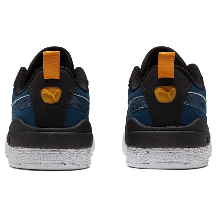 Puma Suede Series Leather Low-Top Sneakers Unisex Sneakers Blue Black 381187-01