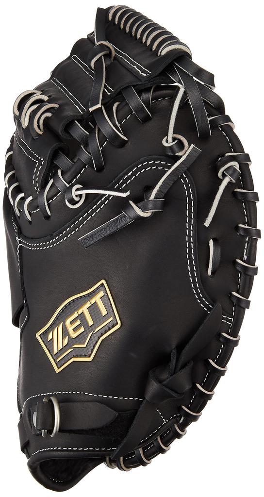 ZETT Winning Road Softball Black BRCB33312 Catcher's Mitt, Right-Handed Throw, (1900),