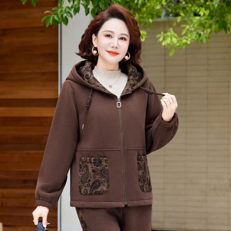 Women's Plus Size Spring/Autumn Sportswear Two-Piece Set