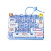 Plastic 26 Key Press Button Toy 26 Key Push Sensory Toy  Bag Ornament