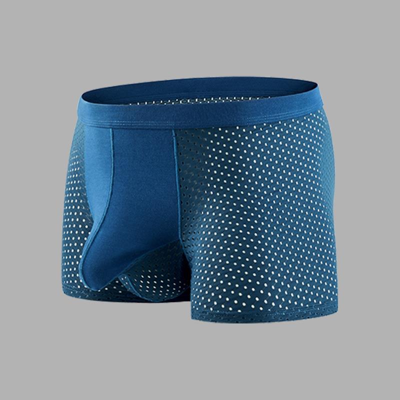 Ice Silk Mesh Men's Breathable Boxer Briefs