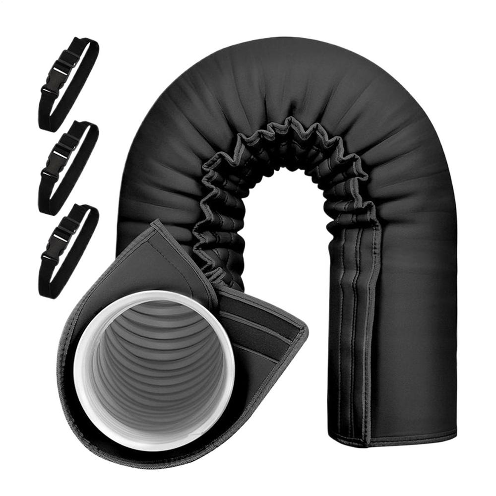 Portable AC Hose Insulation Cover 5/9.1inch Portable AC Insulated Hose Cover Energy Saving Insulated Exhaust Sleeve Accessories