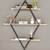 3 Tiers Decorative Prism Wall Shelf Large Size Modern Design Kitchen Bathroom Wall Shelf Organizer Bookshelf
