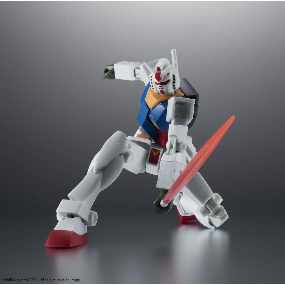 ROBOT Spirits Mobile Suit Gundam [SIDE MS] RX-78-2 Gundam ver. ANIME. [BESTE UTVALG] Ca. 125 mm ABS&PVC malt bevegelig figur