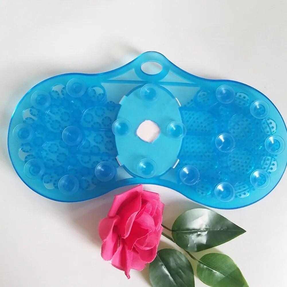 Foot Scrubber Massager Cleaner Spa Exfoliating Washer Wash Feet Clean Cushion Bathroom Supplies