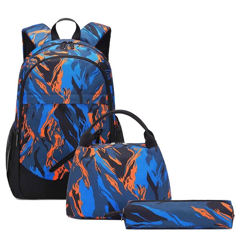 

SUNBORLS новый камуфляжный рюкзак износостойкий водонепроницаемый студенческий школьный рюкзак из трех частей дорожная сумка