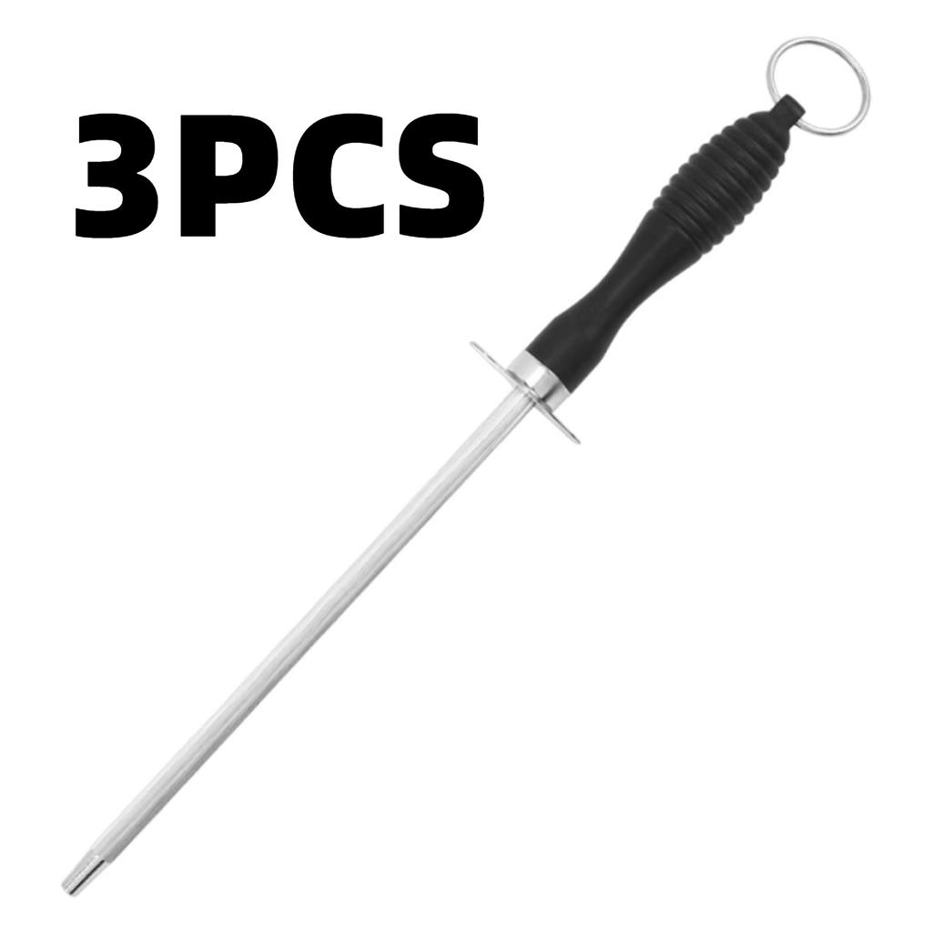 1PC Sharpener Rod Carbon Steel Knife Durable Easy-to-use with Non-Slip Handle Sharpening Blade Rod Knife Kitchen Tools