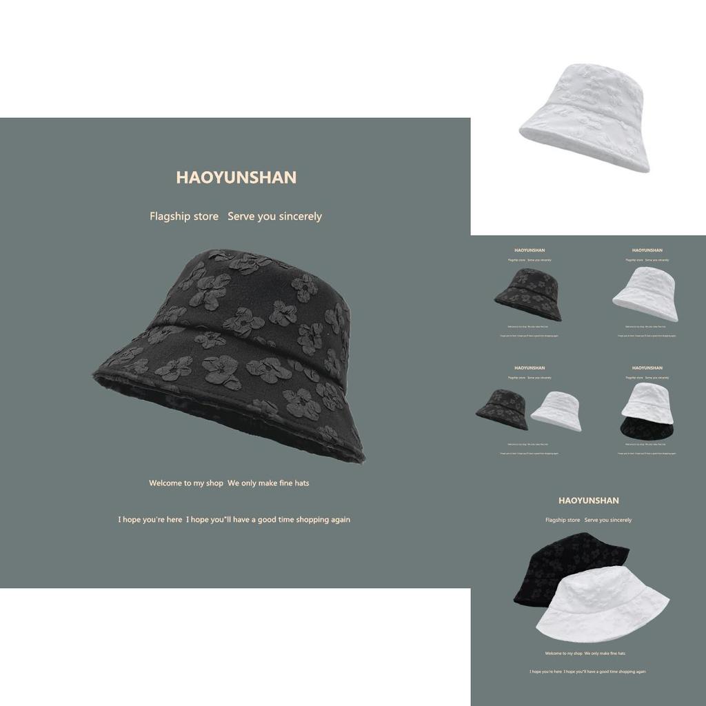 Stylish Women's Bucket Hat With Floral Design Uv Protection Sun Hat For Summer