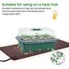 Seedling Stater Tray 12 Hole Home Garden Balcony Nursery Seedling Tray Plant Growing Holder Plate