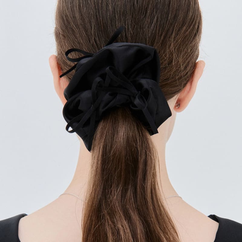J.ESTINA LALA J Satin Ribbon Hair Scrunchie (JALJHS5B4822FABK0)