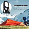 Aluminum Alloy Tent Rope Tensioner Rustproof Strong Load-bearing Lightweight Portable Tent Cord Adjuster