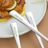 304 Stainless Steel Soup Spoon Long Handle Large Rice Spoon Reusable Metal Serving Spoon Dishwasher Safe Kitchen Tableware