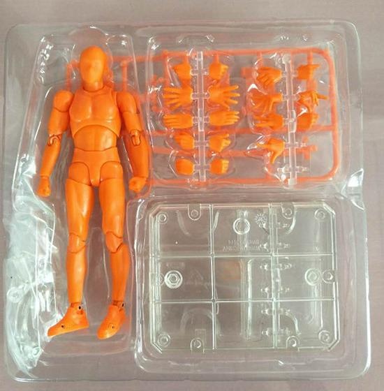 SHF Gray DX 2.0 Articulated Figures: Basic Male & Female by Takarai Rihito & Yabuki Kentaro