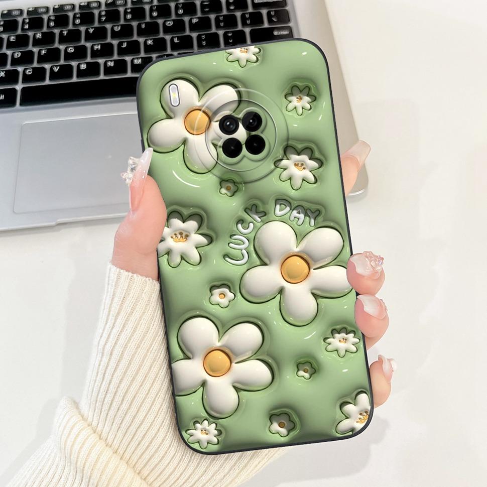 For Huawei Y9a Case FRL-23 FRL-L22 Fashion Painted Cover Soft Silicone TPU Phone Case For Huawei Y 9a Y9a Back Cover