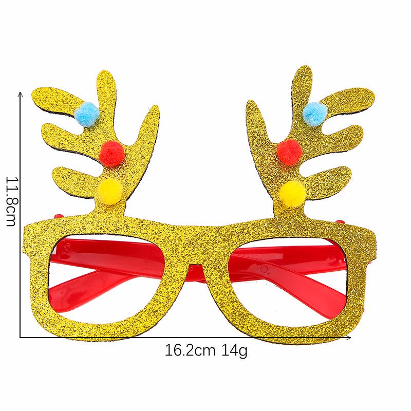 Festive Headband Eyeglass Frames: Christmas, Halloween, Valentine's Day & Party Glasses with Santa Claus Design