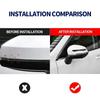 4pc Car Carbon Fiber Pattern Anti-Collision Strips For BMW 13 5 Series F20 F21 F22 E87 E88 E90 E60 G30 E84 F10 F30 M X1 X3 X4 GT