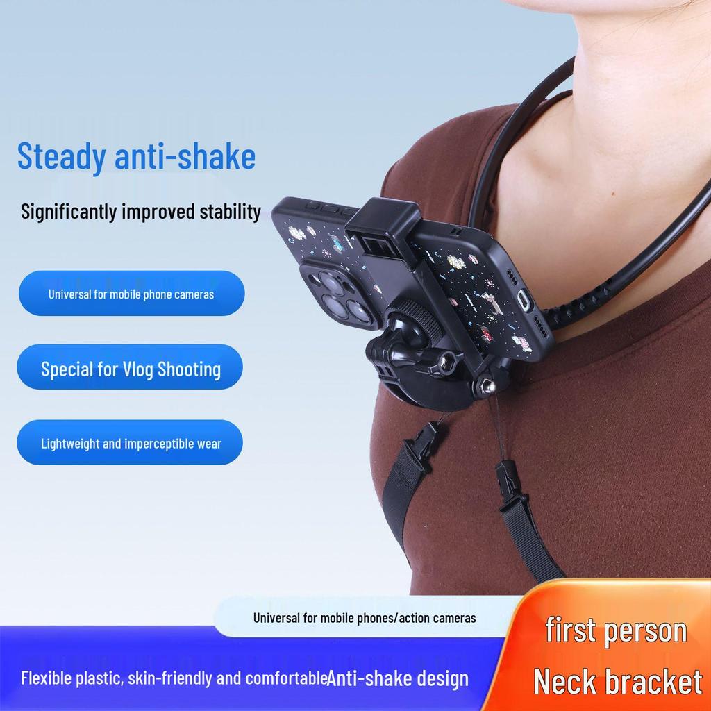 Mobile Phone Chest Mount for Vlog, Cycling, Fishing & Live Streaming