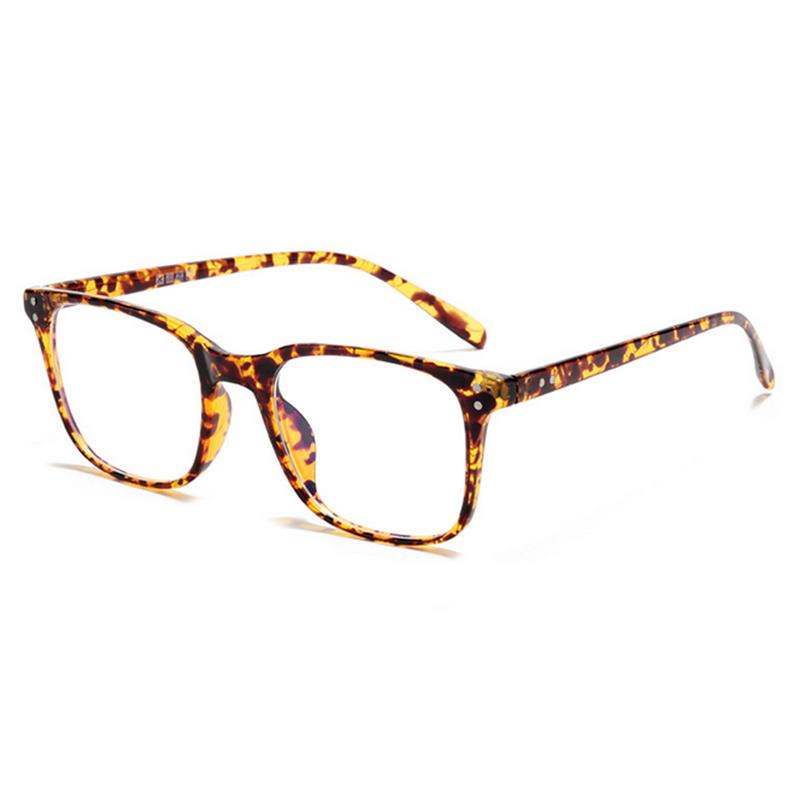 

TR90 Frame Rivet Big Square Myopic Glasses Women Men Prescription Spectacle Diopter 0 To -6 0 Lightweight Durable 0
