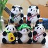 Adorable Panda Plush Toy Keychain Cute Bear Doll Bag Charm Soft Stuffed Animal