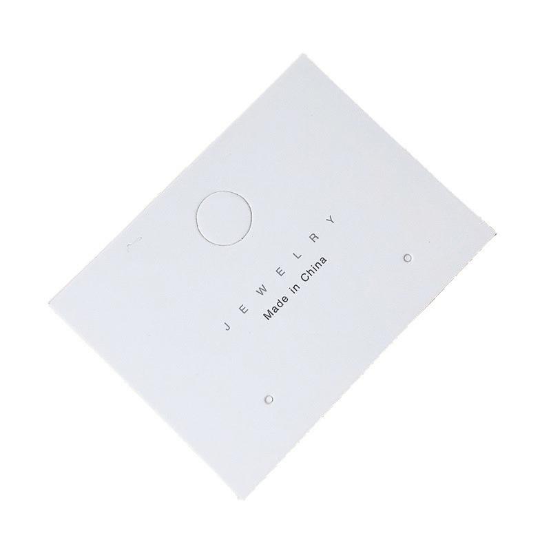 50Pcs Earring Cards Display Card Hang Tag For Diy Jewelry Storage Packaging Cards Tags