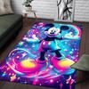 1pc Mickey Pattern Area Rug Soft Flannel Floor Mat for Living Room,Office,Bedroom and Carpet