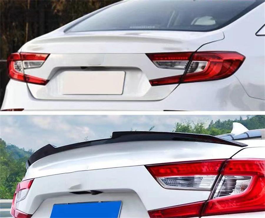 For 2018-2022 Honda Accord Gloss Black Blade Style Rear Trunk Spoiler Wing Lip