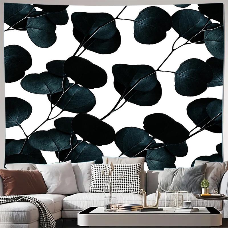 

Eucalyptus Tapestry Forest Wall Decor Botanical Greenery Nature Home Living Room Bedroom Aesthetic Wall Hanging Dorm Room Decor 74x94cm(29x37in)