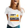 Oktoberfest Letter Print T-Shirt for Men Women, Casual Short Sleeve Tee