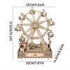 ferris wheel 3D Wooden Puzzle, Scale Model,DIY Model Kit, Handcraft Gift,Home Decoration,Mechanical Model Kit, Building Toy